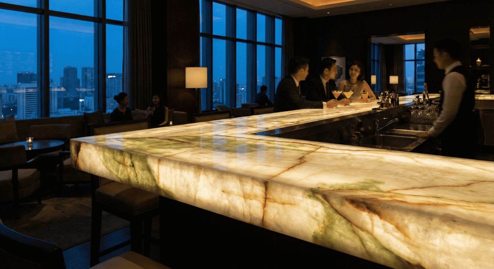 Pure White Kitchen Countertop